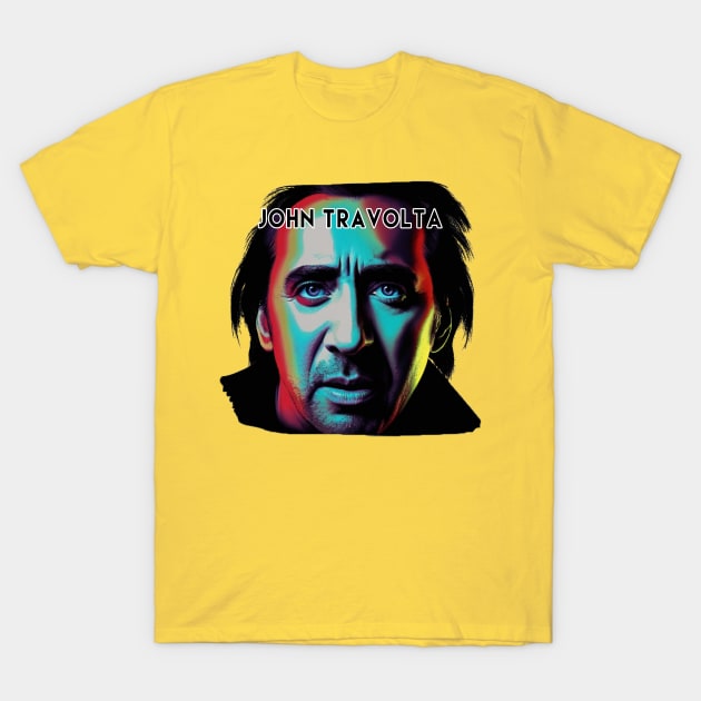 John Travolta T-Shirt by Moulezitouna